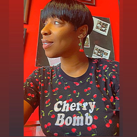 Very Cherry 🍒 Earrings - Picture 1 of 2